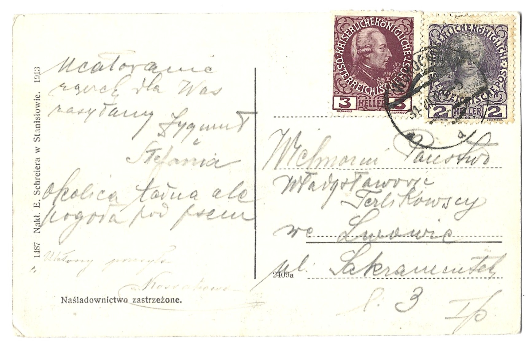 Pocztówka - Worochta. Wiadukt, 1913 r. - Kresy wschodnie