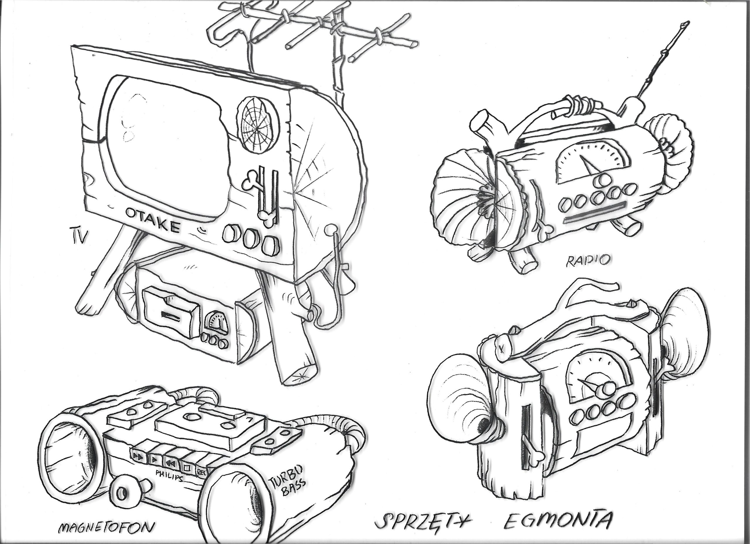 Folia animacyjna z kreskówki „THE FLINTSTONES" - Sprzęty Egmonta