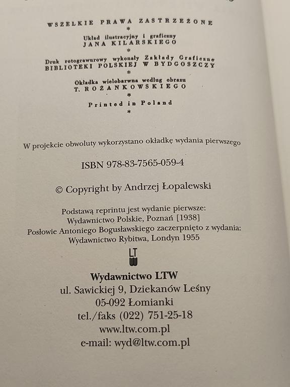 Książka „Między Niemnem a Dźwiną - Ziemia Wileńska i Nowogródzka” Tadeusz Łopalewski, 1938 r. – reprint z 1955 r.