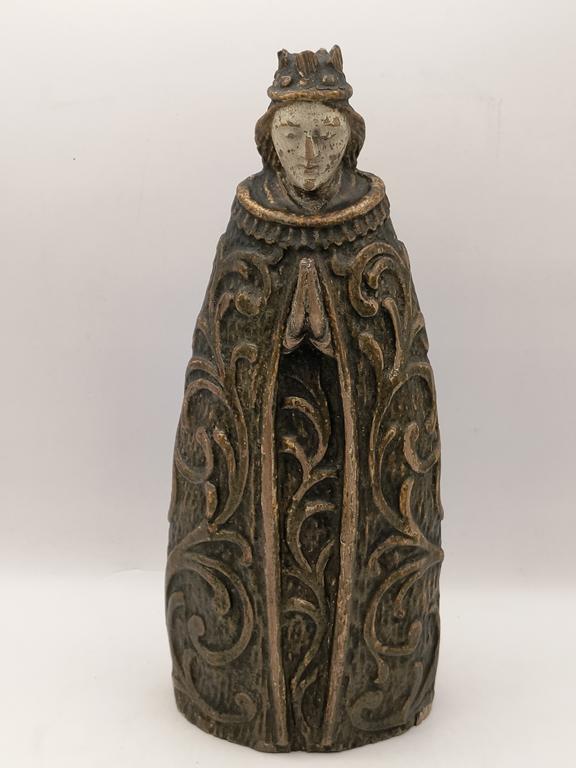 Drewniana figura - Matka Boska Skępska