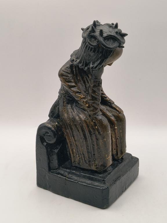 Figurka drewniana - Jezus Frasobliwy, XIX w.