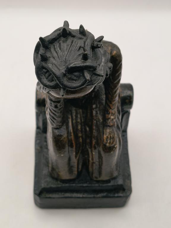 Figurka drewniana - Jezus Frasobliwy, XIX w.