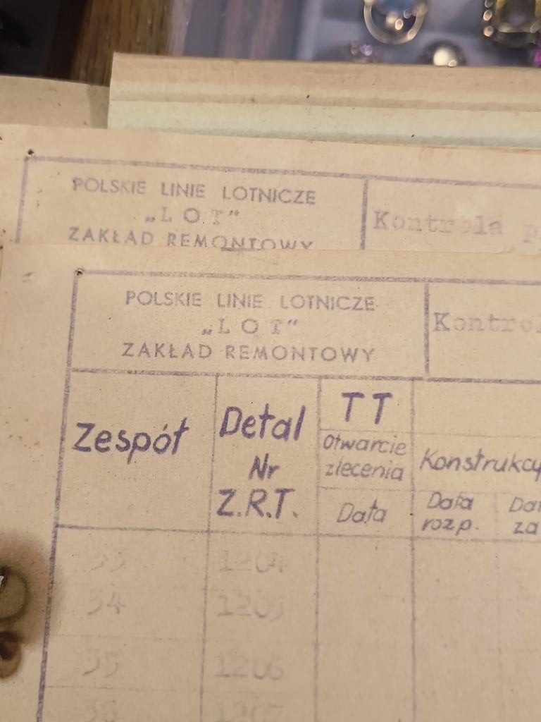 Oryginalne plany konstrukcyjne - szybowiec Salamandra 49 i 53