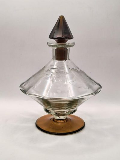 Karafka kryształowa Art Deco - Huta Hortensja