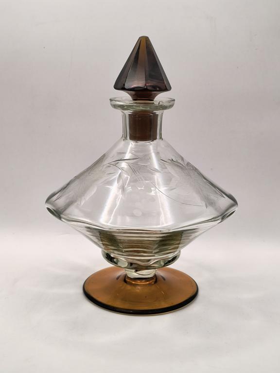 Karafka kryształowa Art Deco - Huta Hortensja