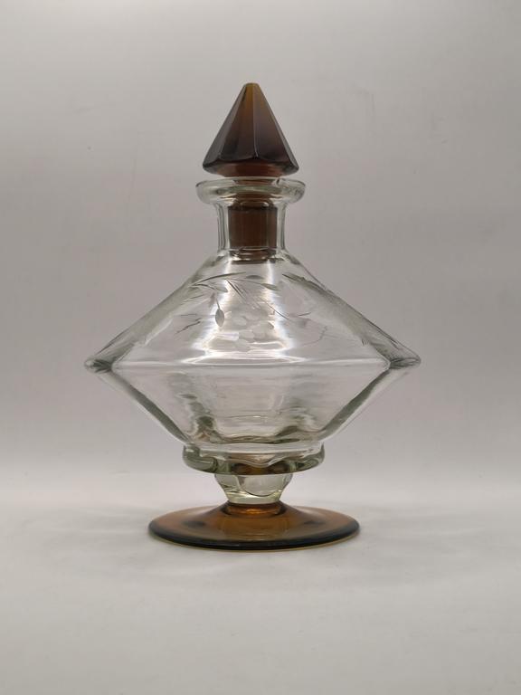 Karafka kryształowa Art Deco - Huta Hortensja