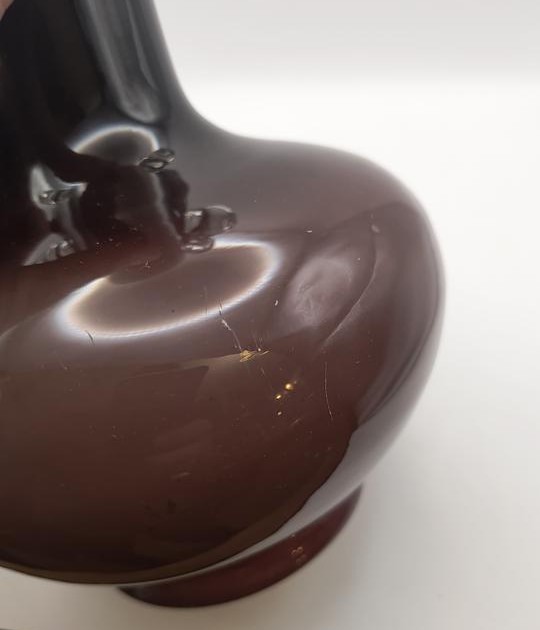 Wazon szklany z Huty Tarnowiec, proj. Jerzy Słuczan-Orkusz