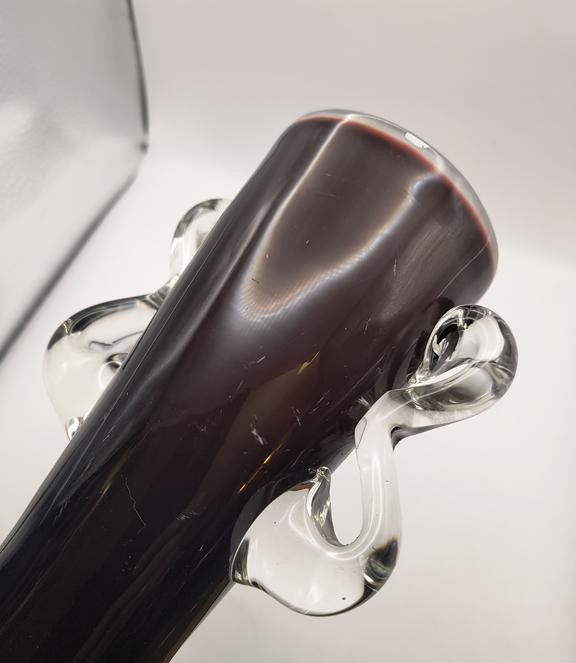 Wazon szklany z Huty Tarnowiec, proj. Jerzy Słuczan-Orkusz