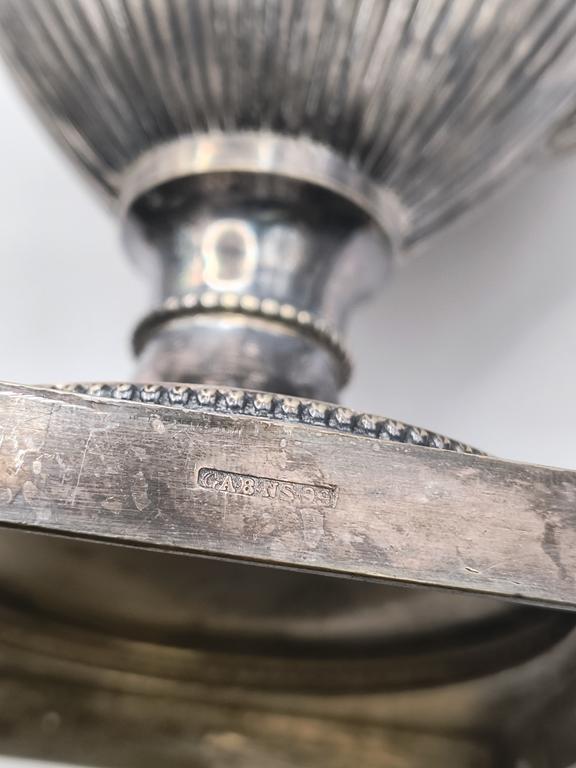 Zestaw platerowany - dzbanek z mlecznikiem - Szwecja