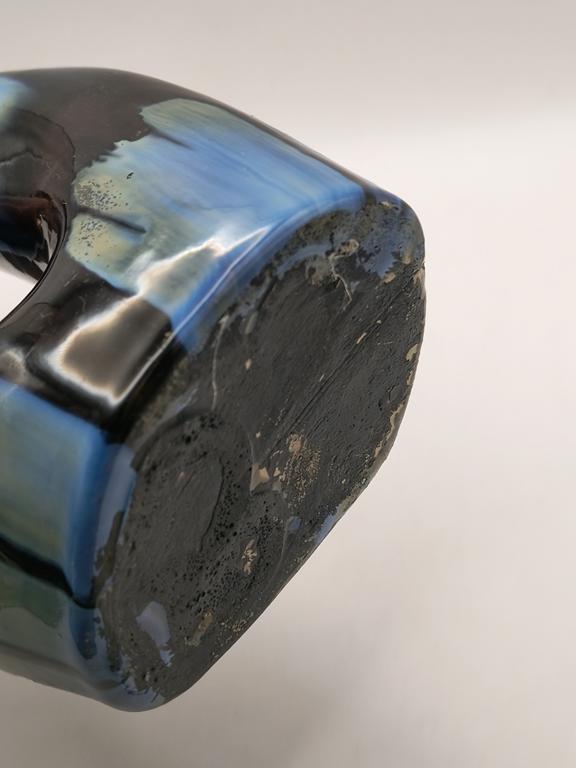 Wazon-świecznik - ceramika krakowska, lata 60-te