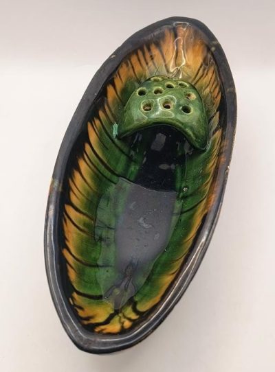 Ikebana - naczynie ceramiczne PRL - Kraków