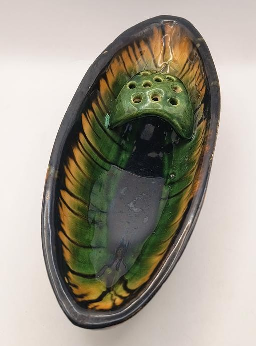 Ikebana - naczynie ceramiczne PRL - Kraków