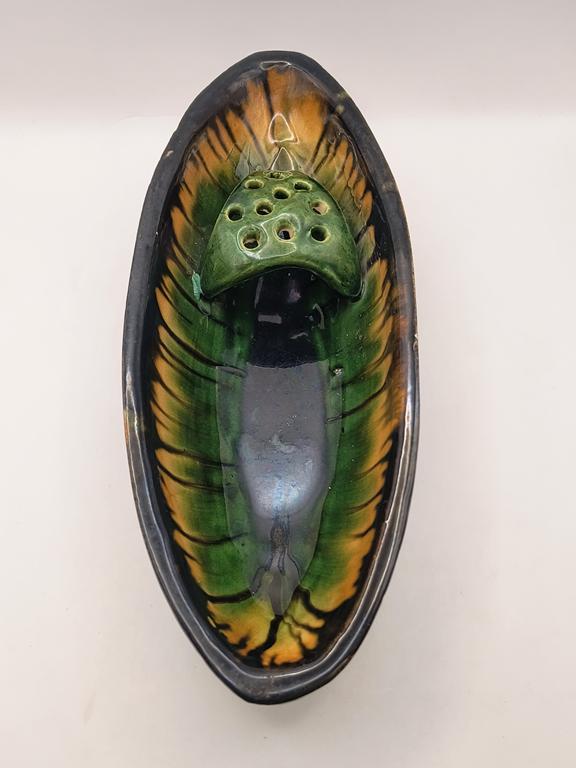 Ikebana - naczynie ceramiczne PRL - Kraków