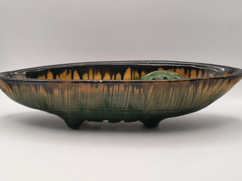 Ikebana - naczynie ceramiczne PRL - Kraków