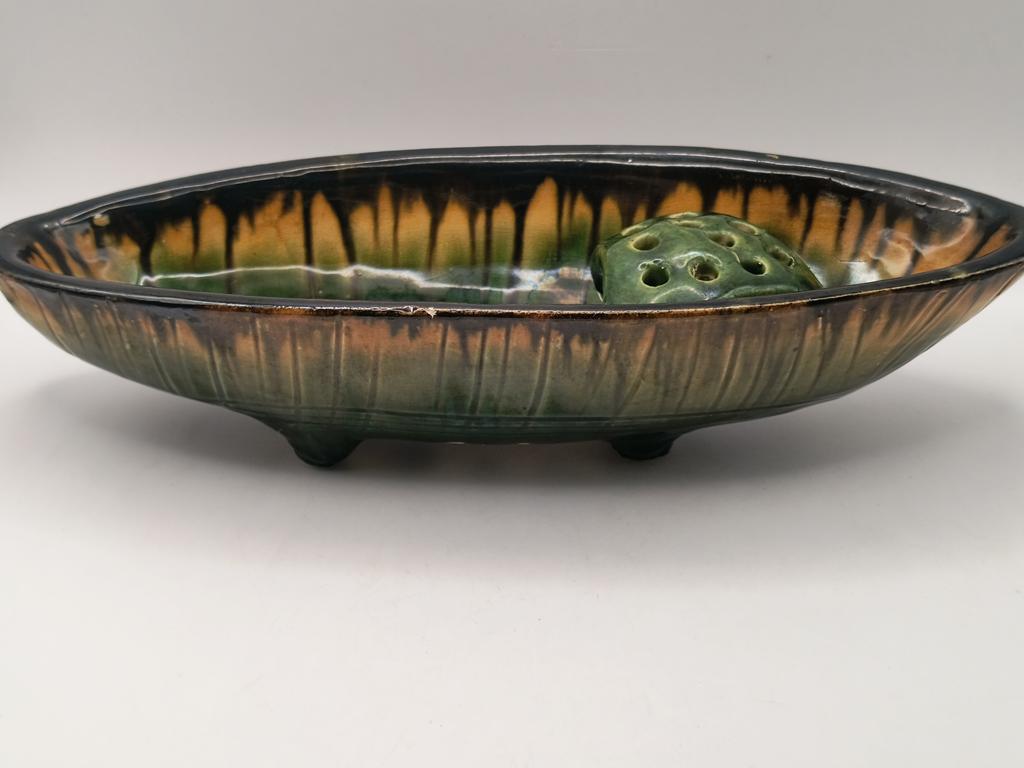 Ikebana - naczynie ceramiczne PRL - Kraków