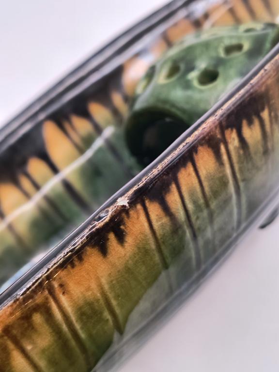 Ikebana - naczynie ceramiczne PRL - Kraków