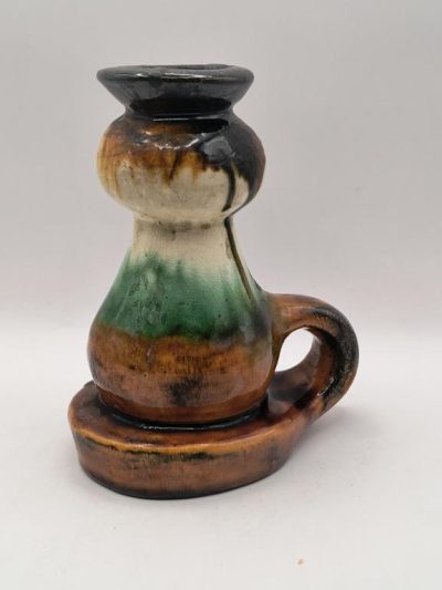 Świecznik kaganek ceramiczny