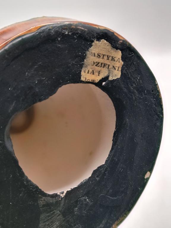 Świecznik kaganek ceramiczny