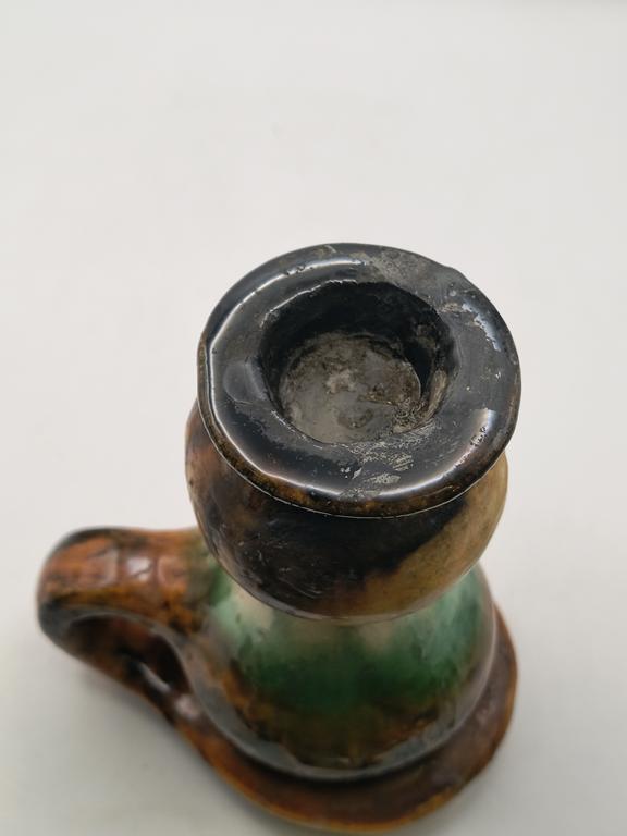 Świecznik kaganek ceramiczny