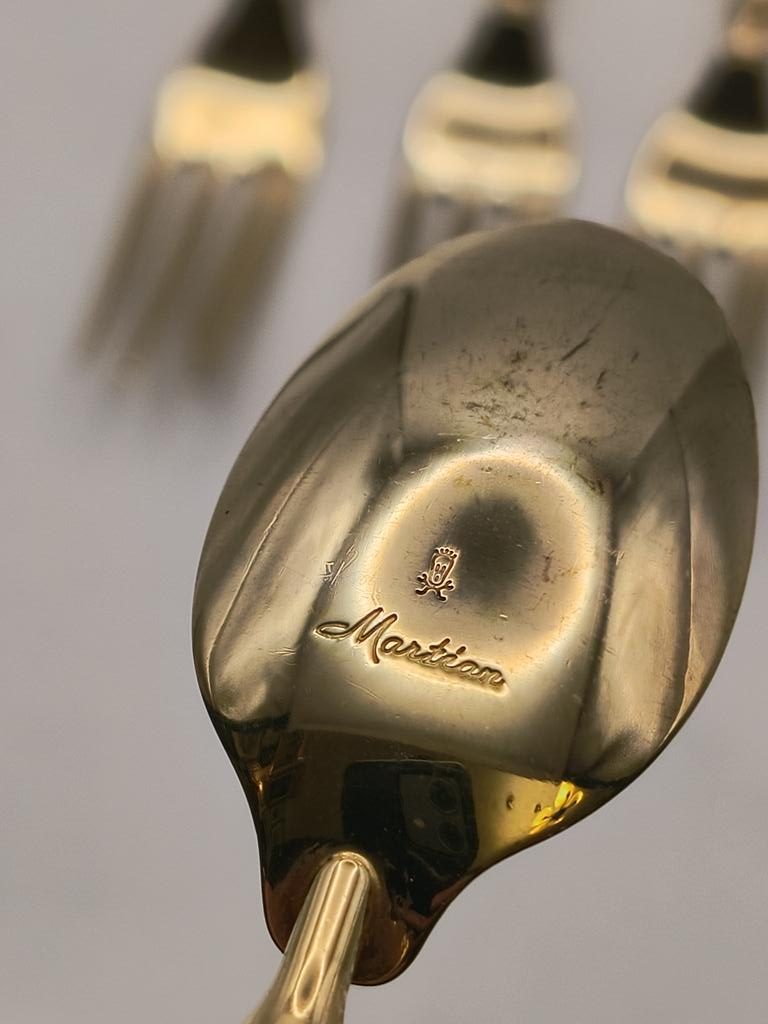 Zestaw - widelczyki i łyżeczki deserowe - MARTIAN, Japonia