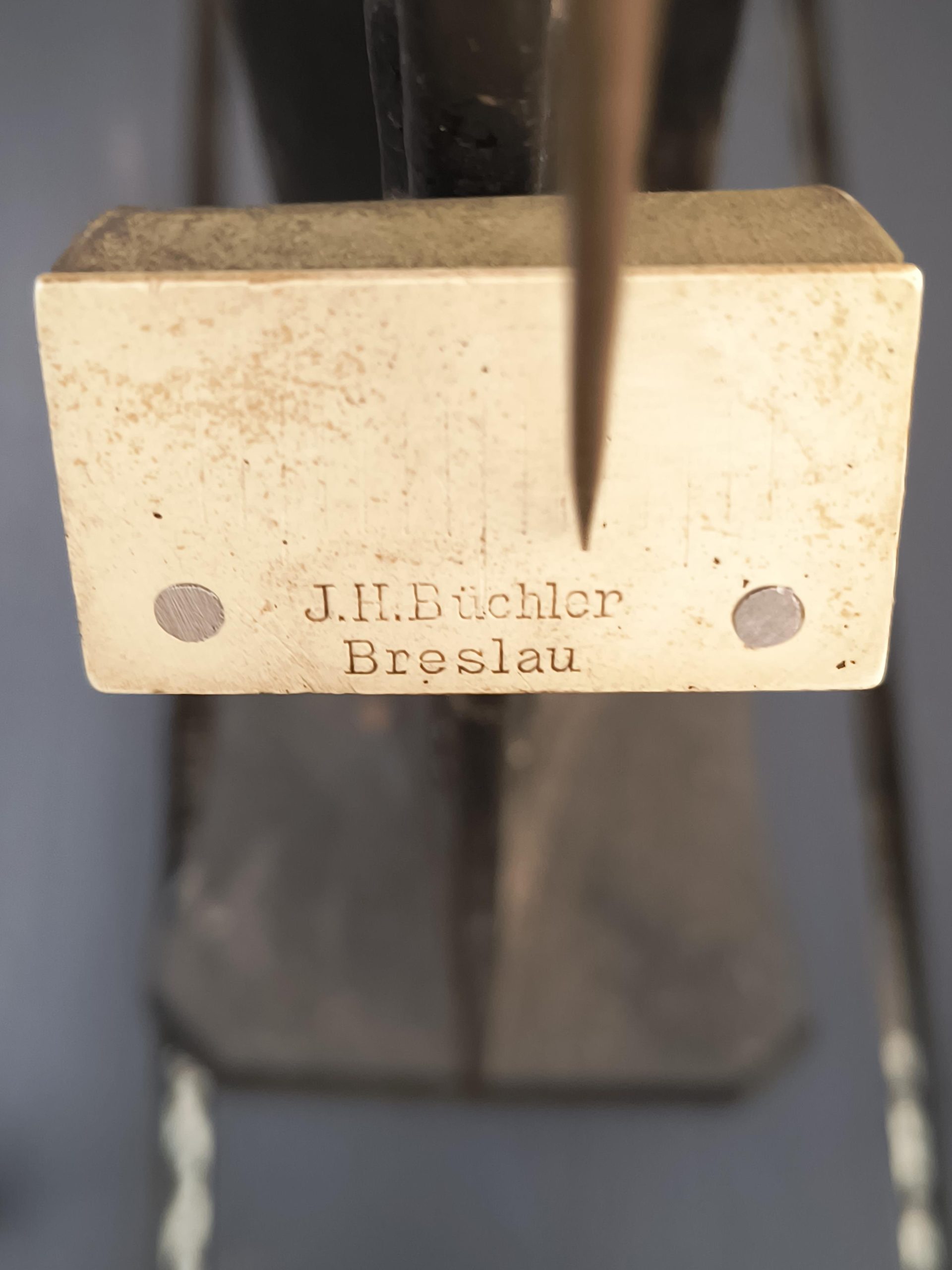 Stara waga - J. H. Buchler, Breslau (Wrocław)