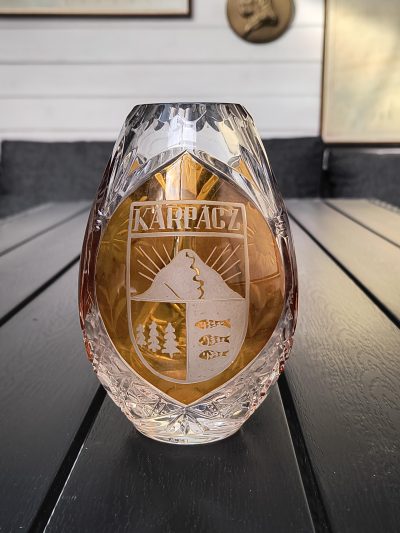 Wazon kryształowy KARPACZ - Huta Julia