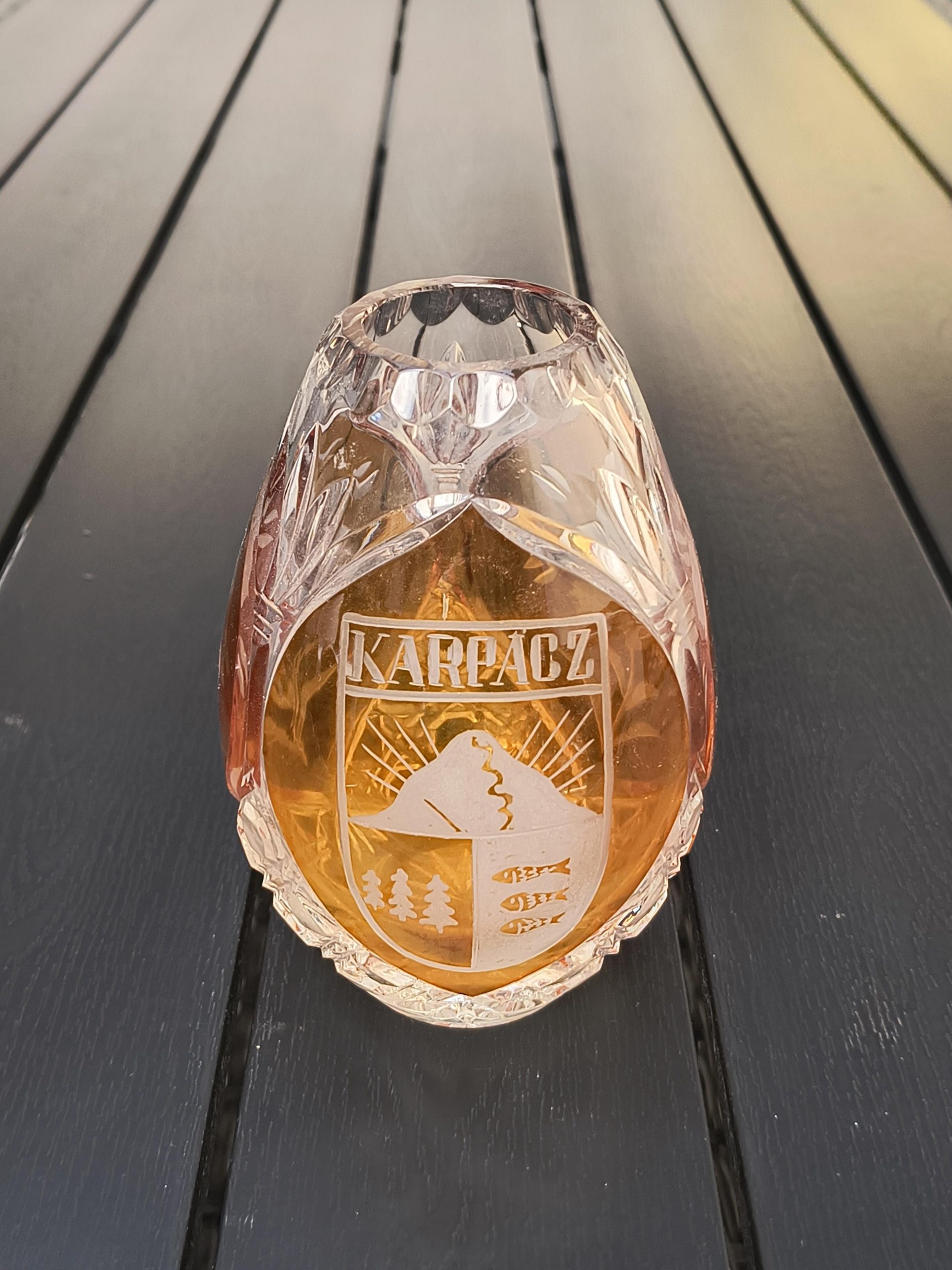 Wazon kryształowy KARPACZ - Huta Julia