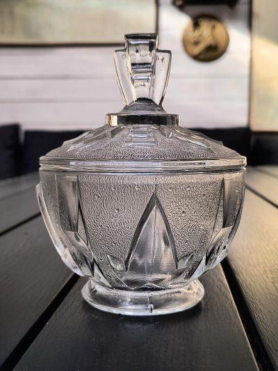 Cukiernica szklana - HUTA HORTENSJA