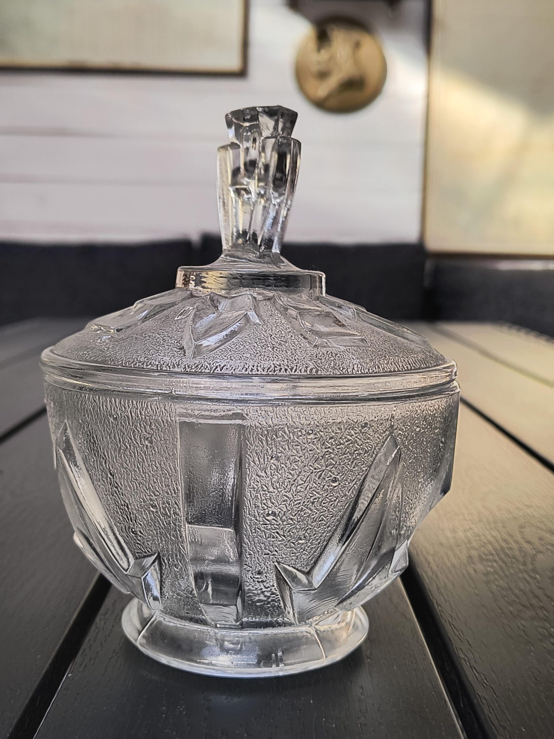 Cukiernica szklana - HUTA HORTENSJA