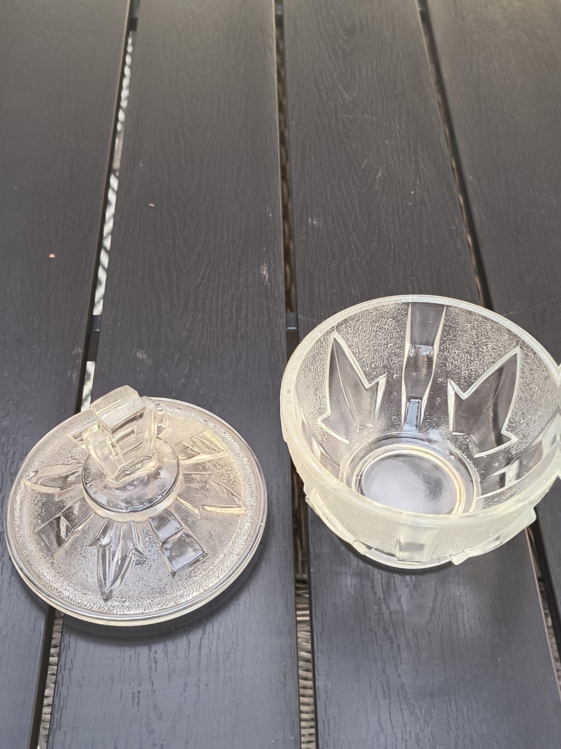 Cukiernica szklana - HUTA HORTENSJA