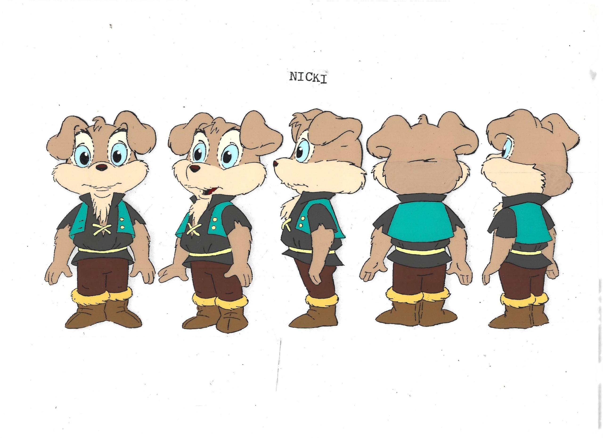 Folia animacyjna z bajki „KHINDA The Golden Princess” – „KHINDA-Złota Księżniczka” – NICKI