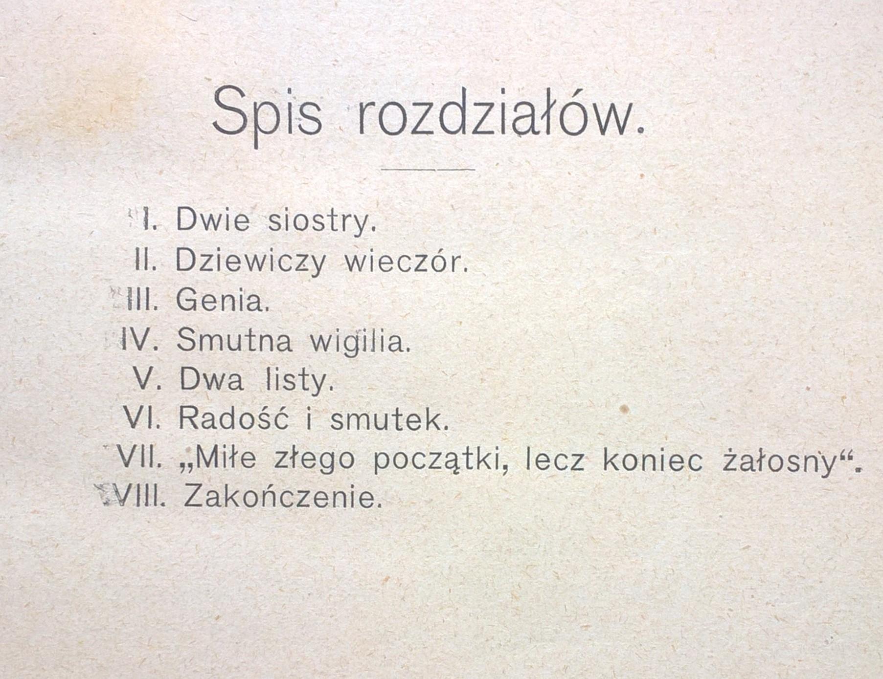 Książka "W górskiem miasteczku - powieść z życia dorastających dziewcząt" Wisława, 1908 r. - nagroda dla uczennicy