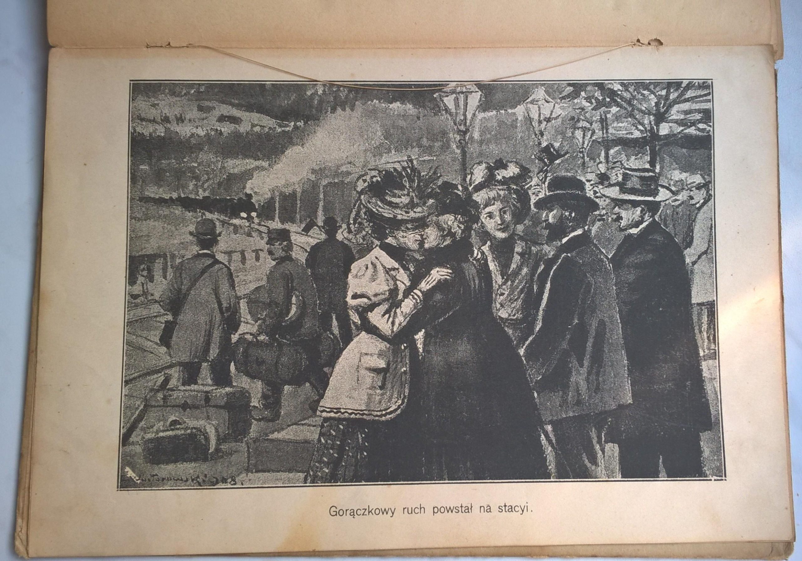 Książka "W górskiem miasteczku - powieść z życia dorastających dziewcząt" Wisława, 1908 r. - nagroda dla uczennicy