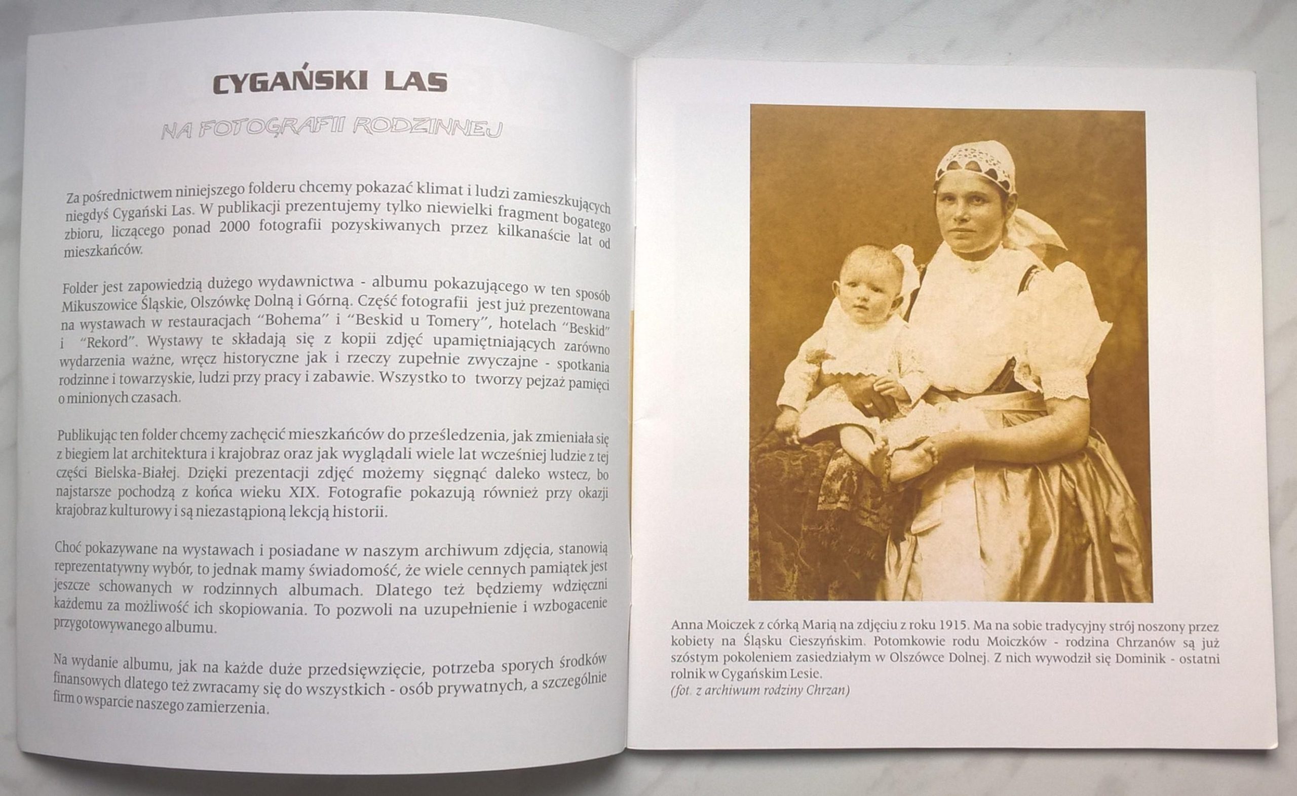 Książeczka "Cygański Las na fotografii rodzinnej", 2012 r.