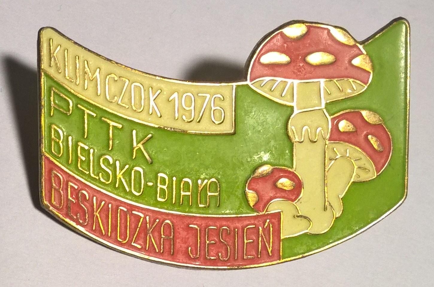 Odznaka turystyczna - KLIMCZOK 1976 - Beskidzka Jesień - PTTK Bielsko-Biała