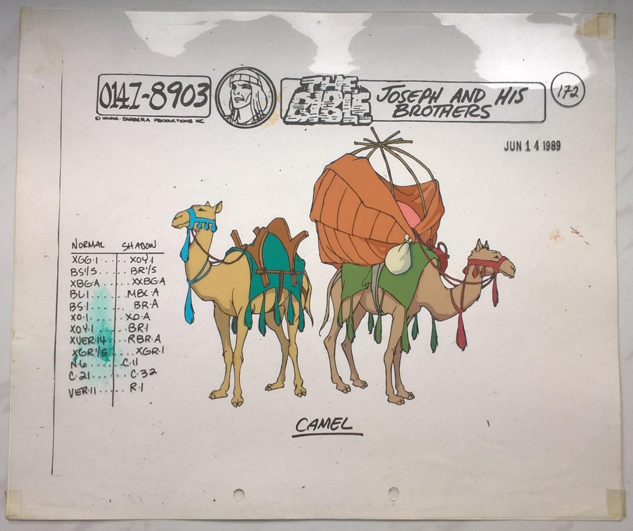 Folia animacyjna „THE BIBLE. Joseph and his brothers”-CAMEL // BIBLIA. Józef i jego bracia–WIELBŁĄD