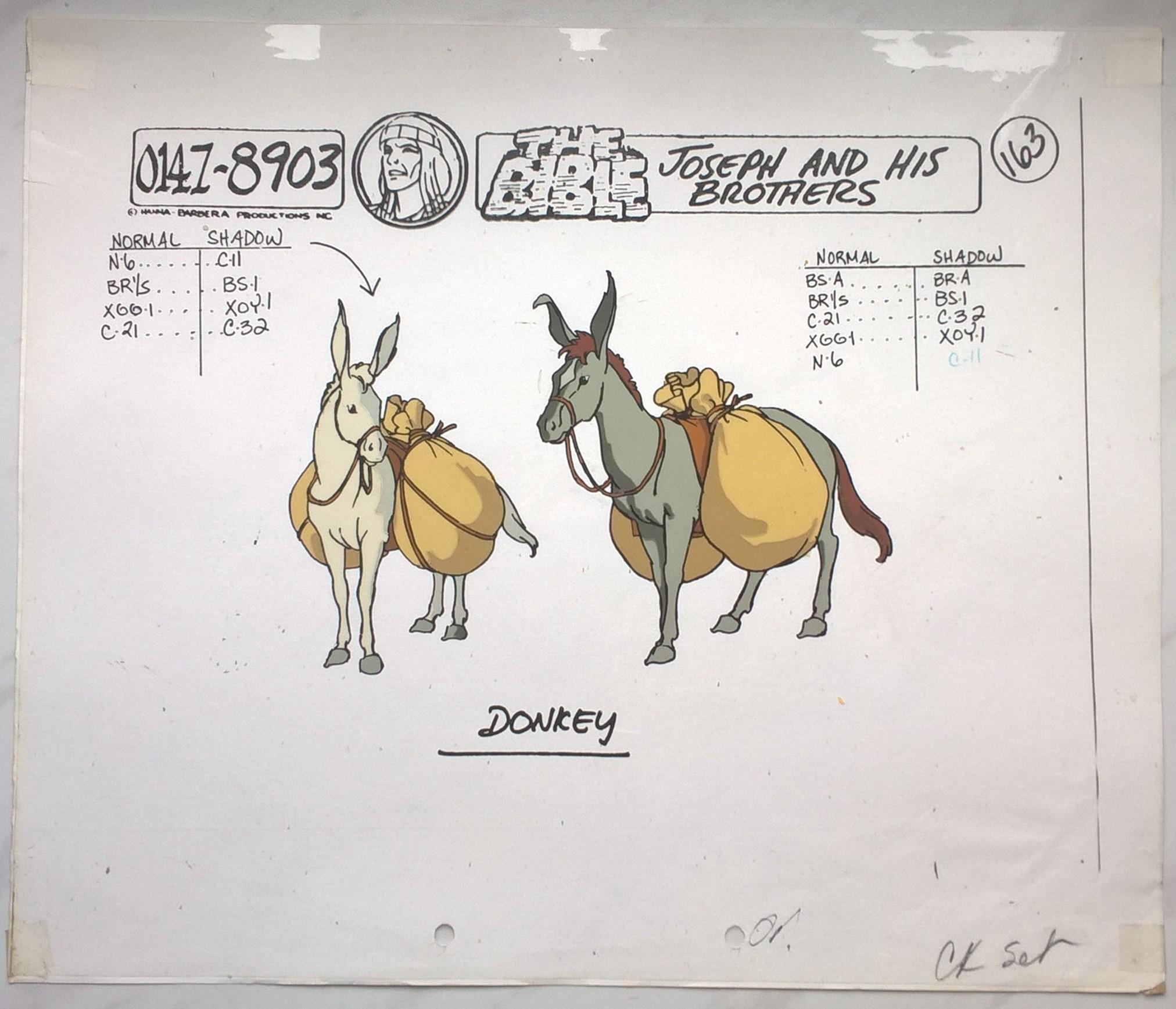 Folia animacyjna „THE BIBLE. Joseph and his brothers” DONKEY // BIBLIA. Józef i jego bracia – OSIOŁ