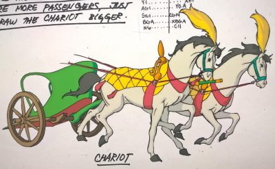 Folia animacyjna „THE BIBLE. Joseph and his brothers” CHARIOT // BIBLIA. Józef i jego bracia – RYDWAN