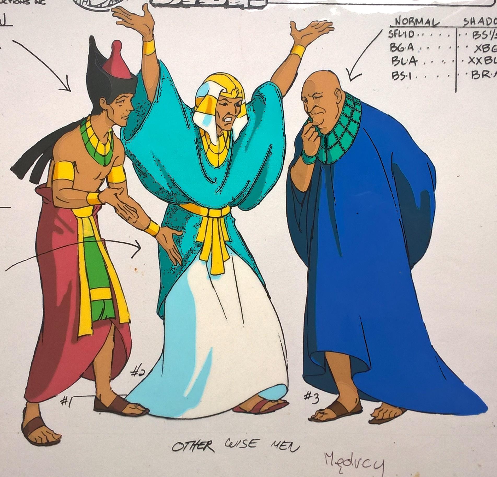 Folia animacyjna "THE BIBLE. Joseph and his brothers" Other Wise Men / BIBLIA. Józef i jego bracia - Mędrcy