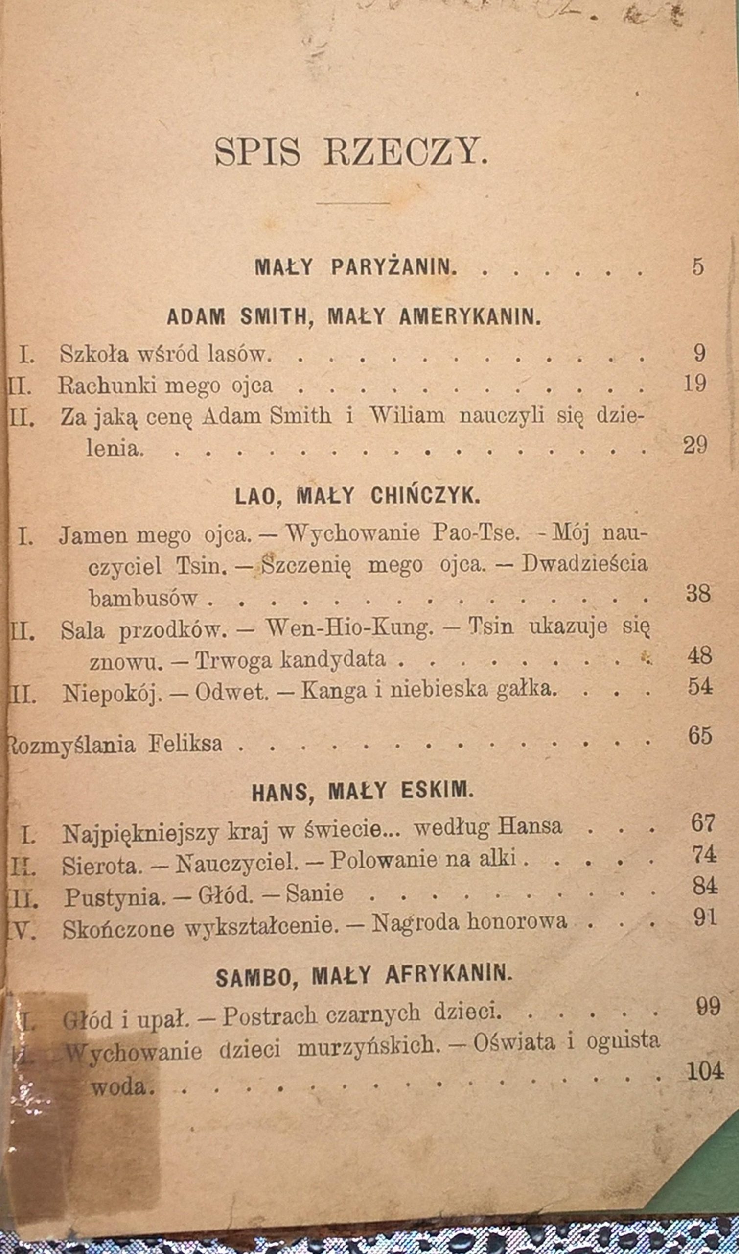 Książka "Młodzież w pięciu częściach świata" Eligjusz Berthet, 1905 r.