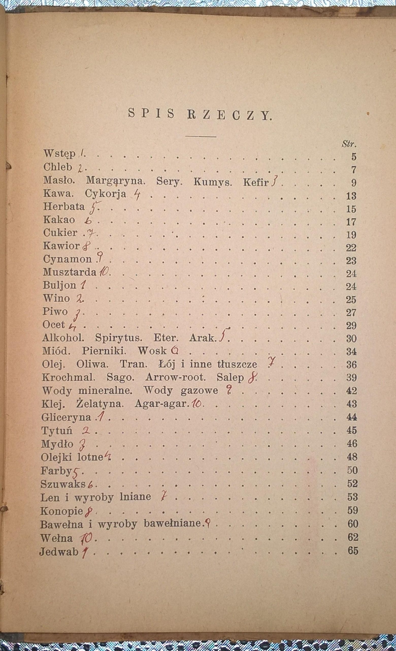 Książka "Co się z czego robi i skąd pochodzi" Marya Weryho i M. Gałecka, 1905 r.