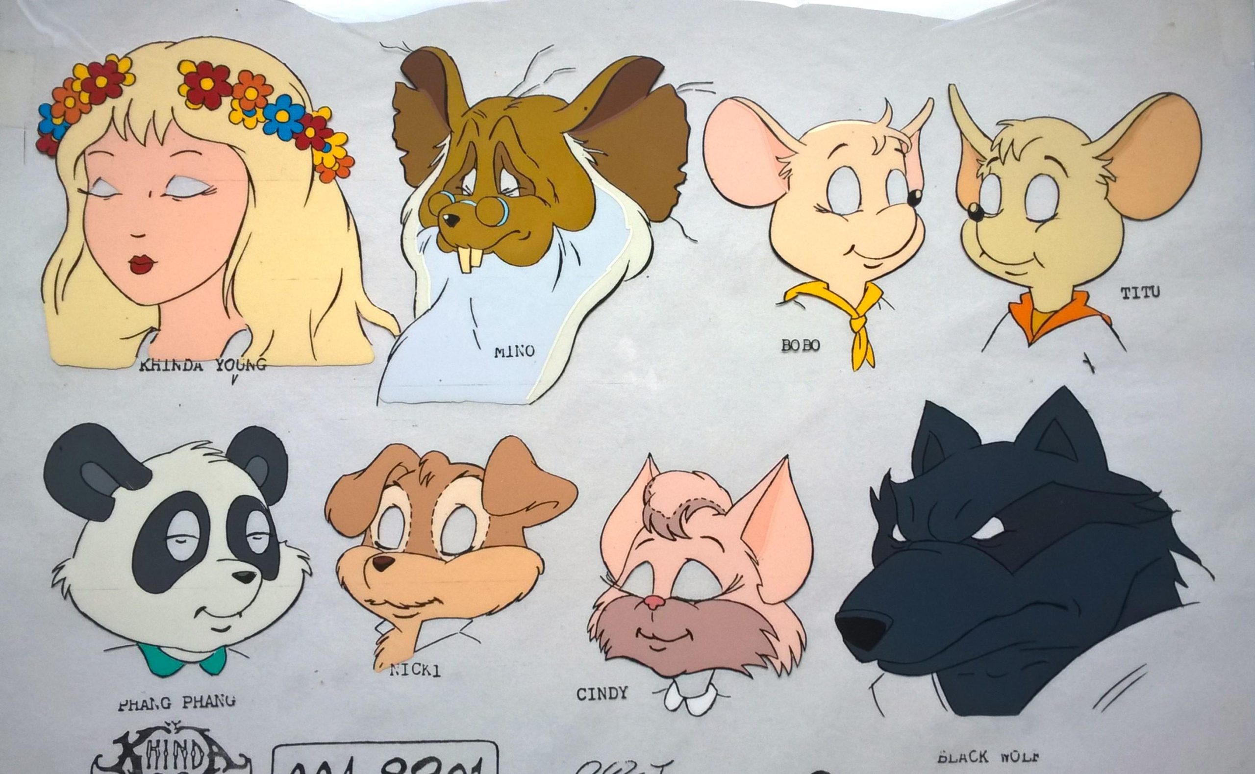 Folia animacyjna z bajki „KHINDA The Golden Princess” – „KHINDA-Złota Księżniczka” - OCZY ZAMKNIĘTE