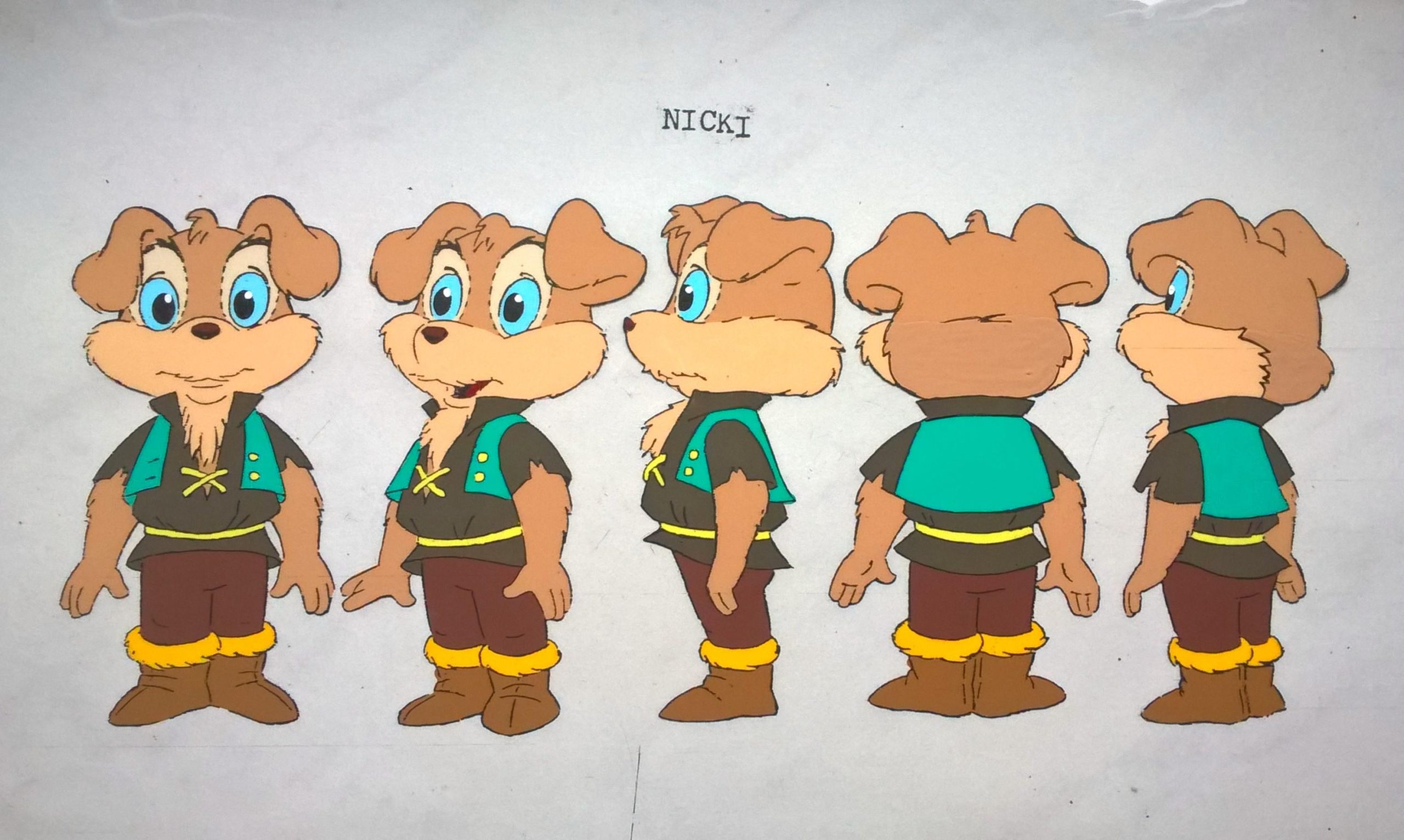 Folia animacyjna z bajki „KHINDA The Golden Princess” – „KHINDA-Złota Księżniczka” – NICKI