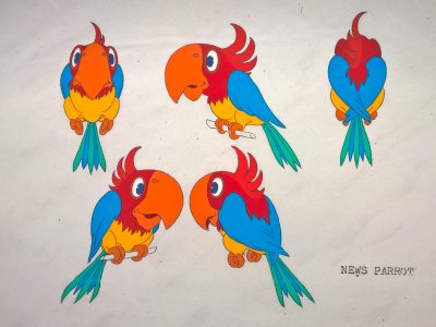 Folia animacyjna z bajki „KHINDA The Golden Princess”-NEWS PARROT – „KHINDA-Złota Księżniczka” – PAPUGA