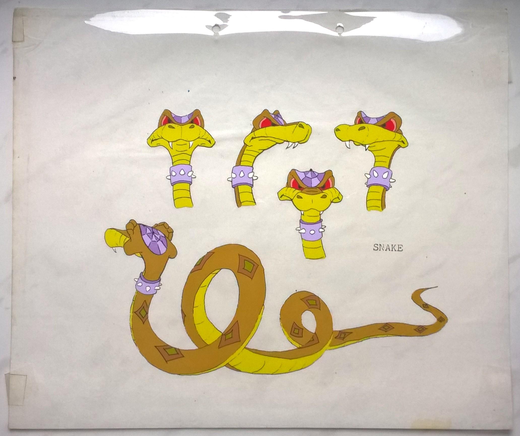 Folia animacyjna z bajki „KHINDA The Golden Princess”-SNAKE – „KHINDA-Złota Księżniczka”-WĄŻ