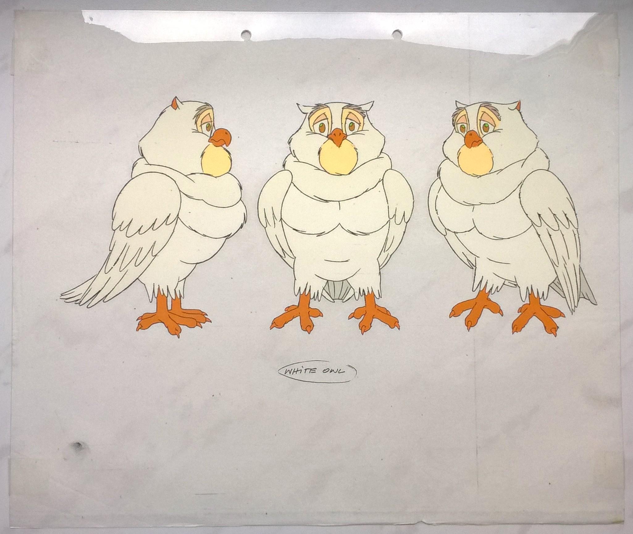 Folia animacyjna z bajki „KHINDA The Golden Princess” WHITE OWL – „KHINDA-Złota Księżniczka” – BIAŁA SOWA