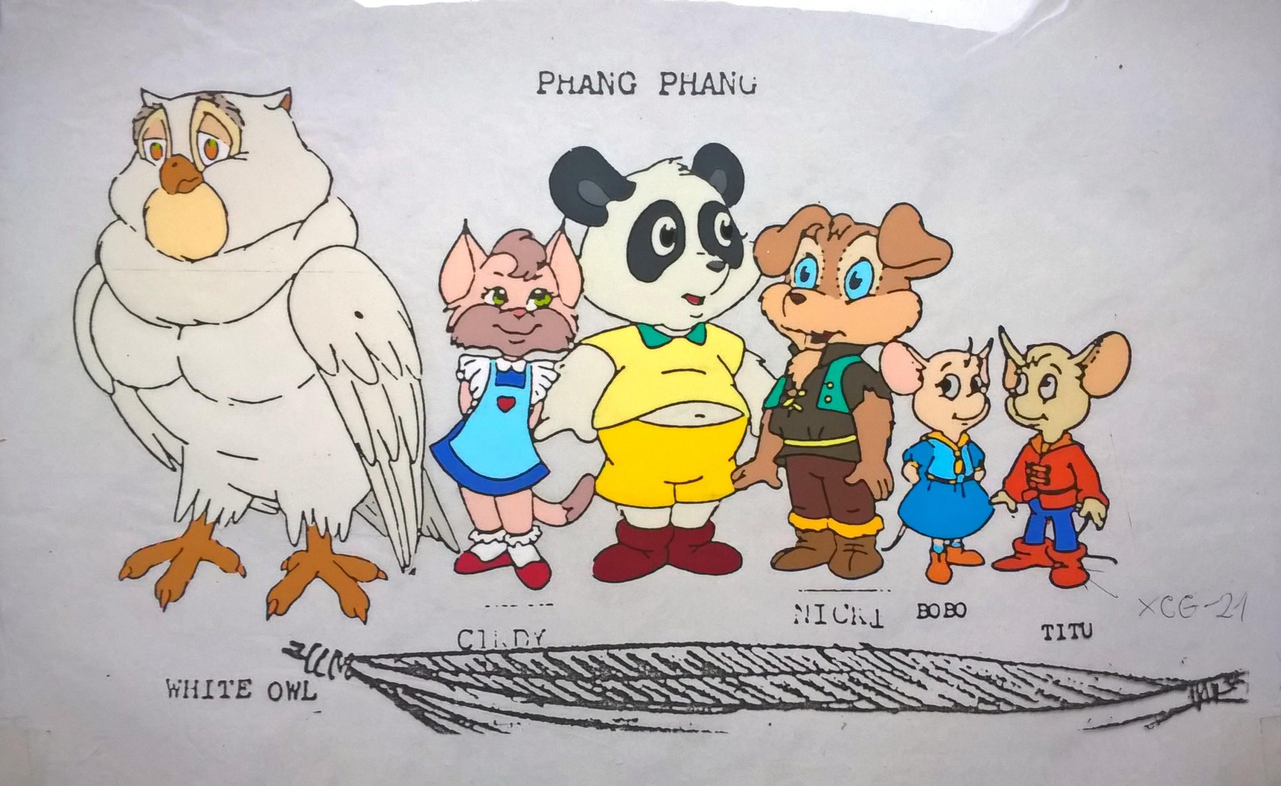 Folia animacyjna z bajki „KHINDA The Golden Princess” – „KHINDA-Złota Księżniczka”