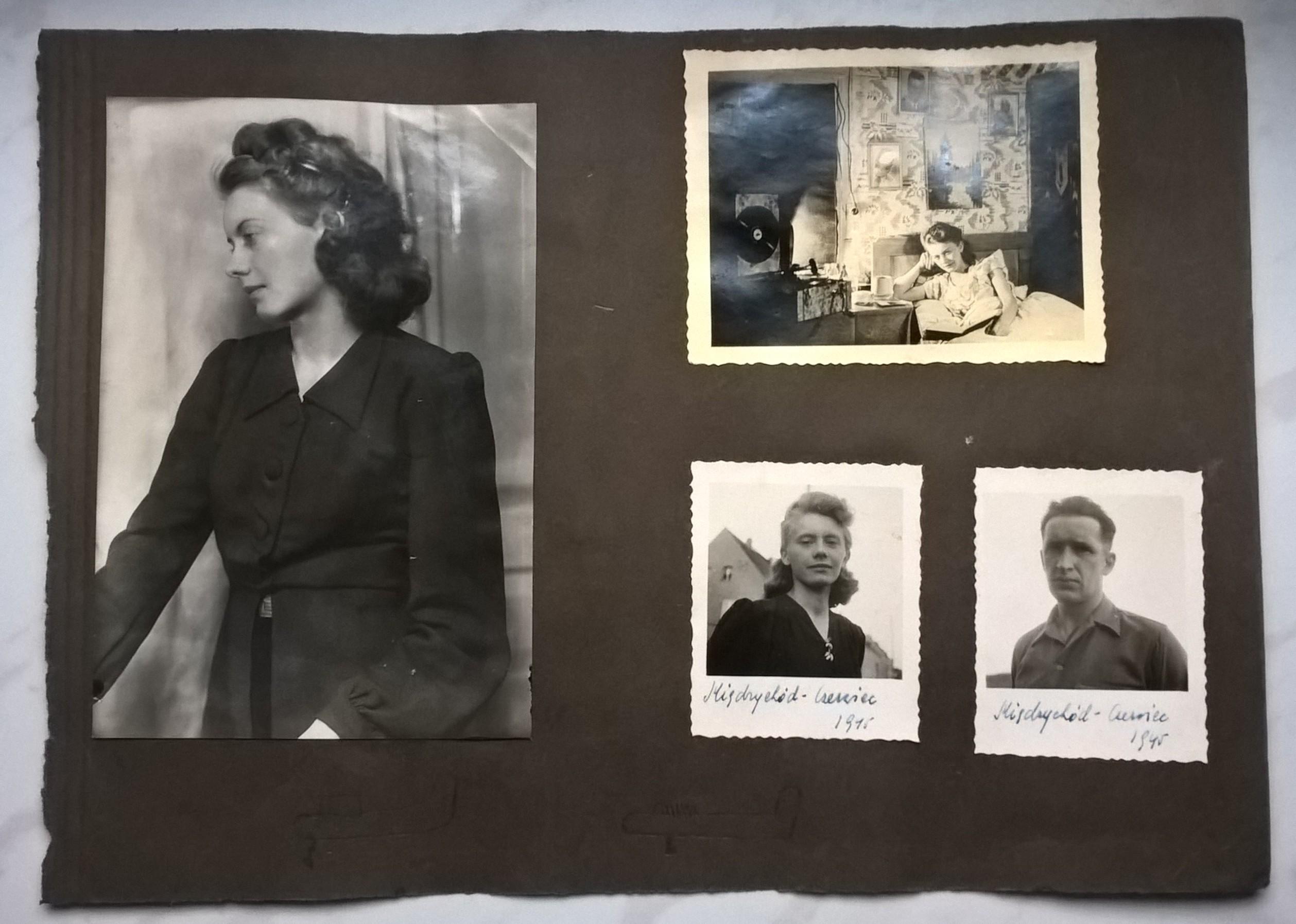 Zestaw zdjęć - Międzychód - Czerwiec 1945; Absolwentki Państwowego Gimnazjum w Bielsku, 1945 rok - lipiec