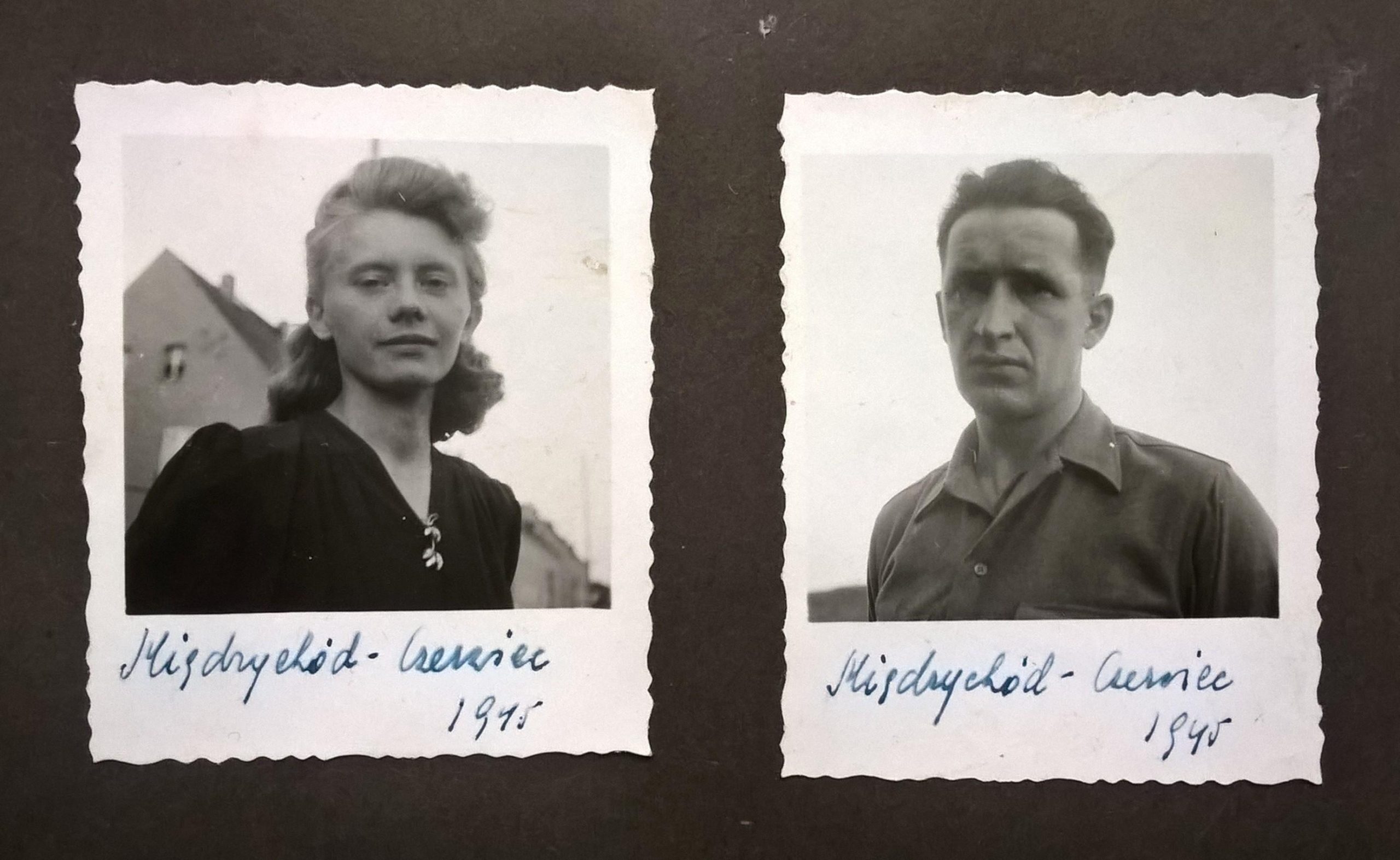 Zestaw zdjęć - Międzychód - Czerwiec 1945; Absolwentki Państwowego Gimnazjum w Bielsku, 1945 rok - lipiec