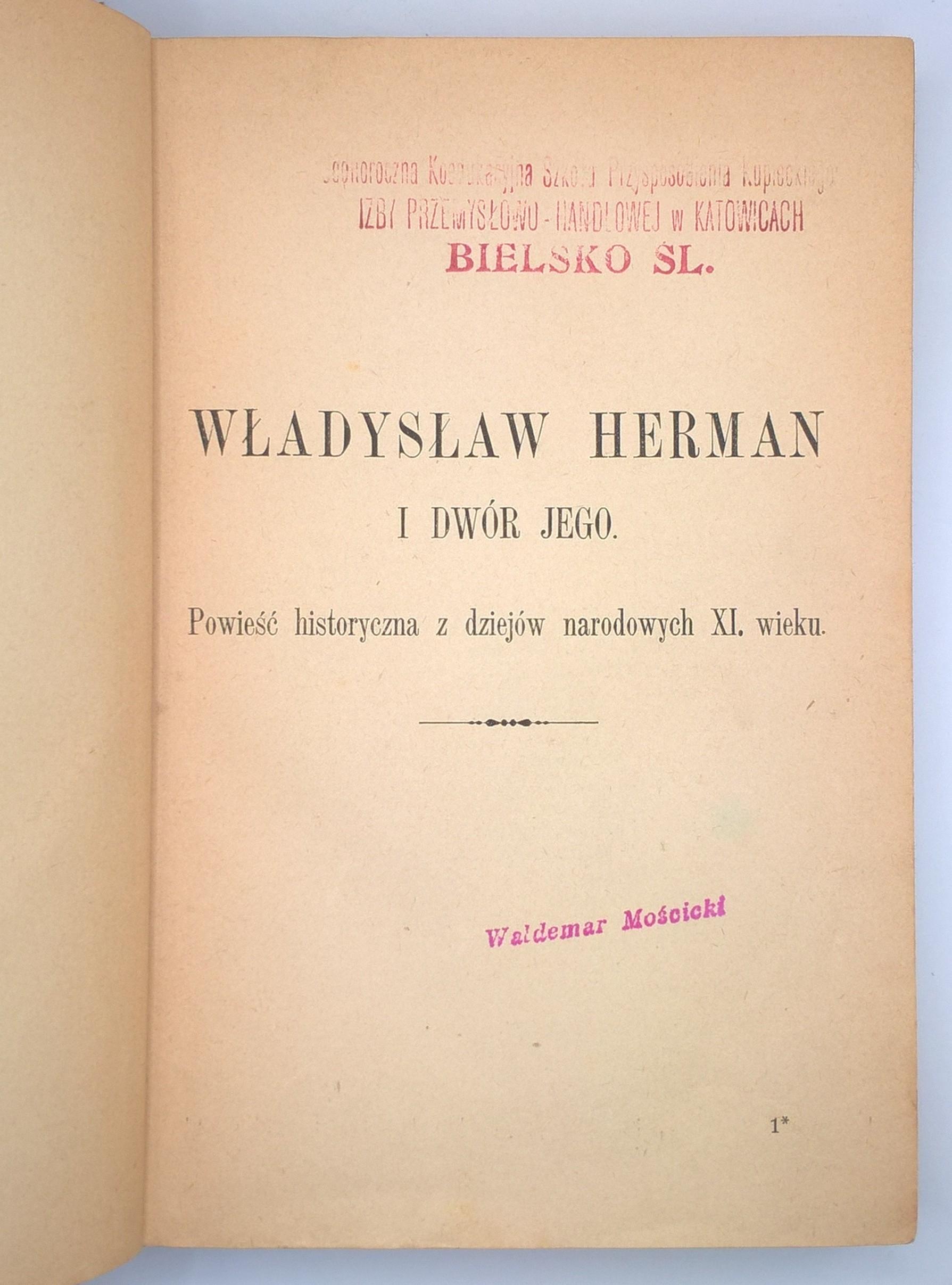 Książka - ZYGMUNT KRASIŃSKI - PISMA "Władysław Herman i dwór jego"